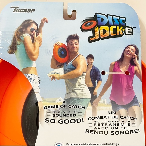Disc Jock-E Frisbee Flying Disc Speaker That Plays Your Music Bluetooth - Picture 8 of 14